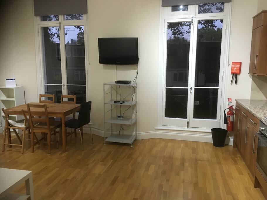 TV and Dining Table