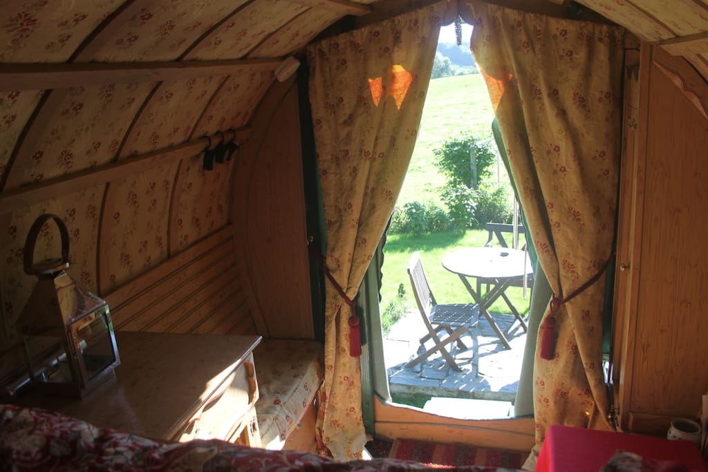 Inside wagon
