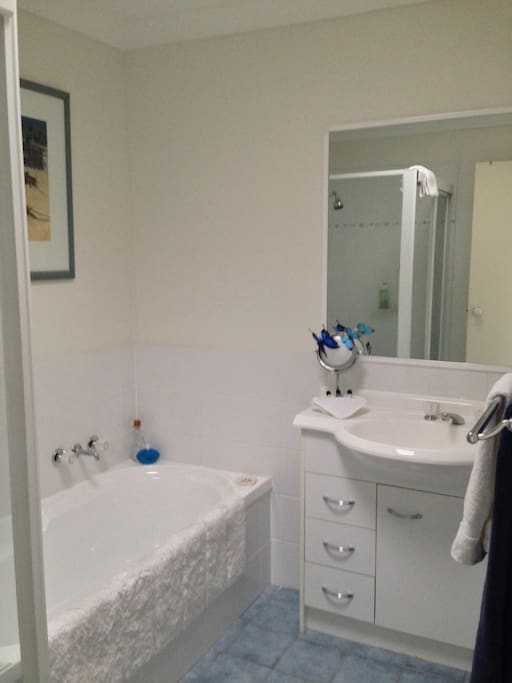 Your own, clean and tidy bathroom. Shower, bath and essentials included.