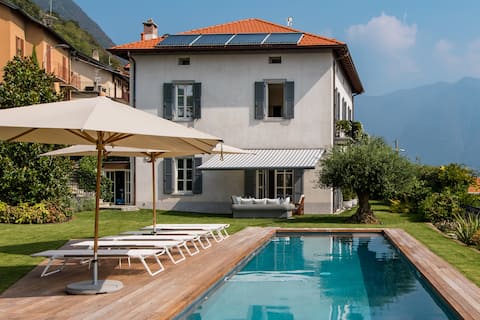 Villa with Pool, Lake Como View