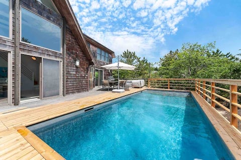 Chic beach home with brand new pool and hot tub