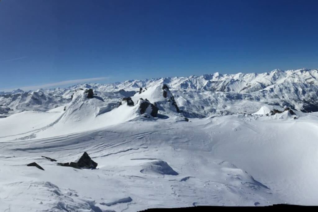 Vue des 3 vallées