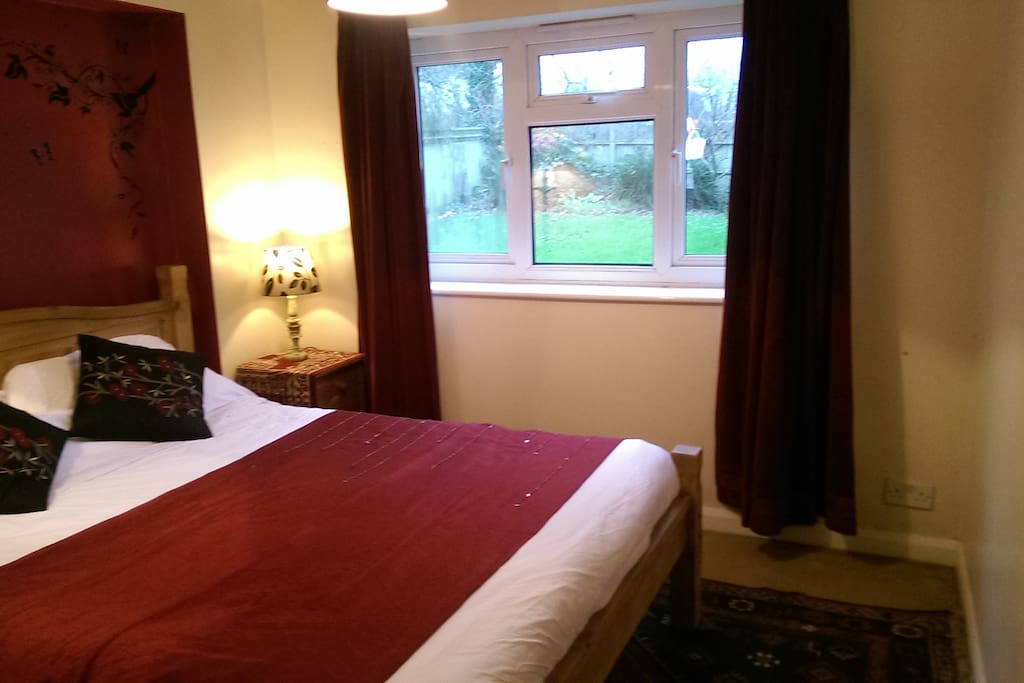 Garden views from bedroom