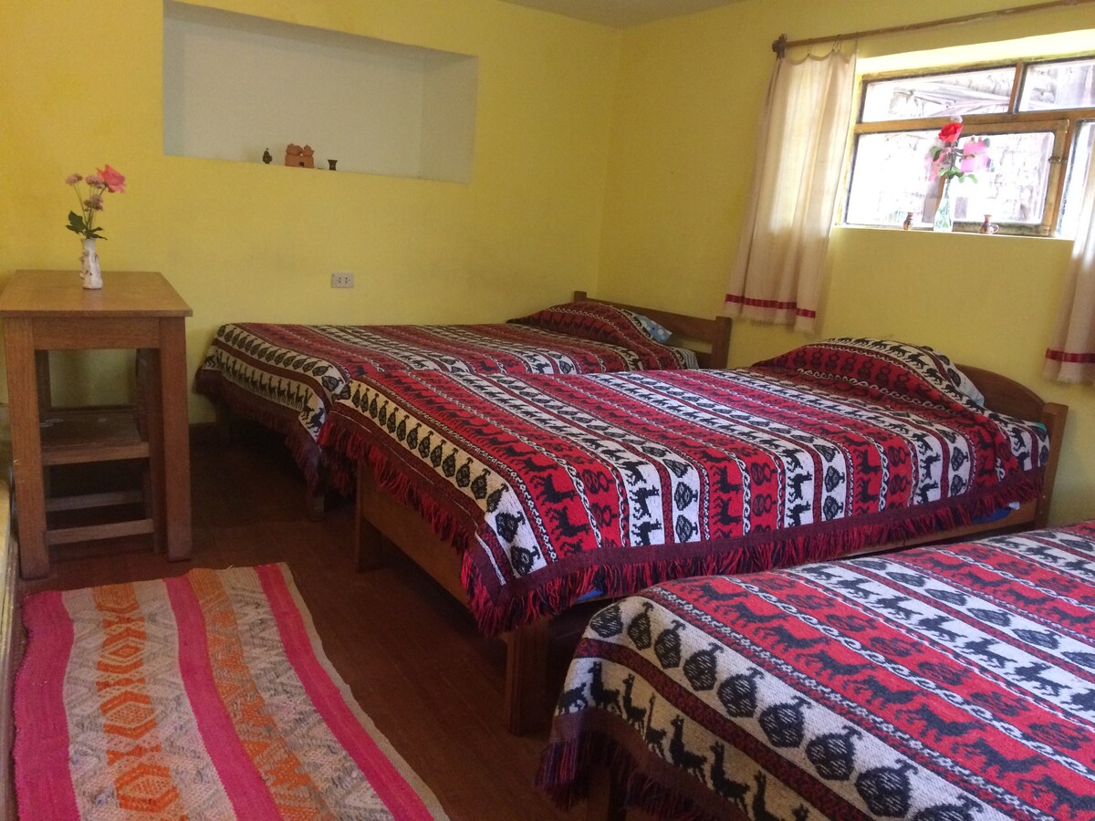 三人间或三间卧室 