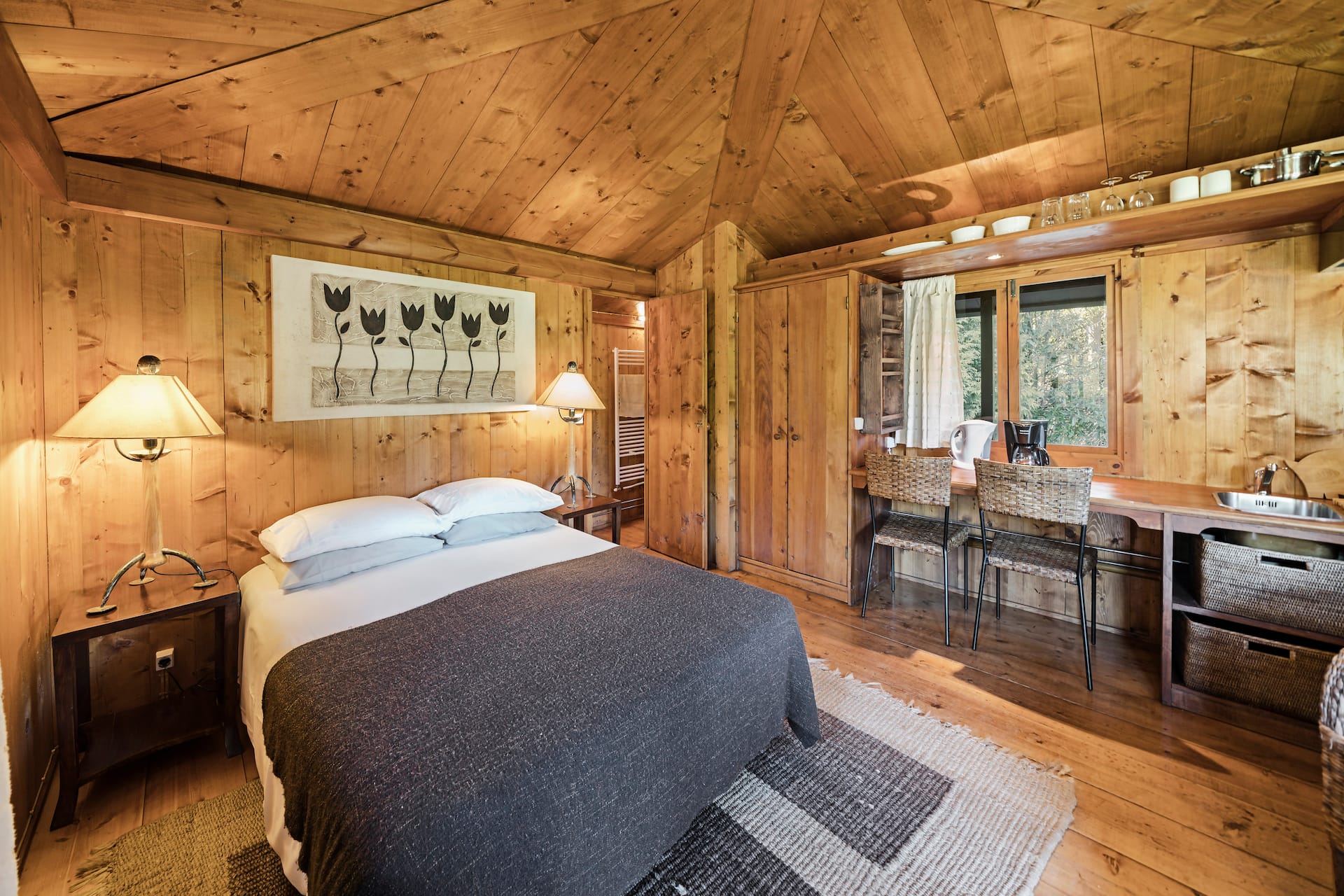 Nature and you mountain shelter
