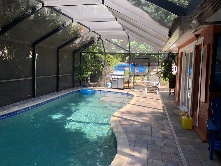 This is the shared pool area. Come and take a swim.