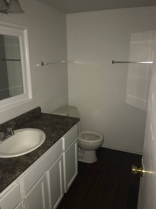 Private guest bathroom