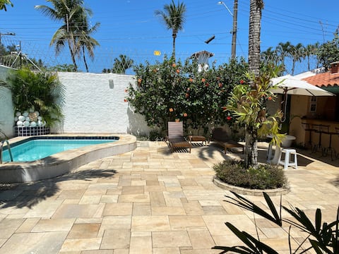 Beautiful Casa no Guarujá with barbecue and pool