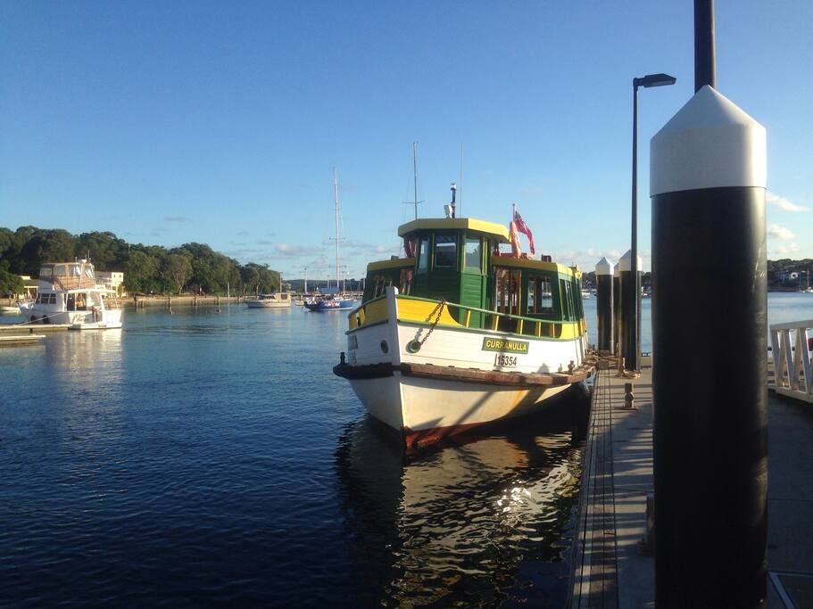 Ferry to Bundeena and Royal National Park at Cronulla,2 kms from my place