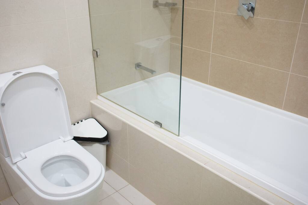 Sparkling clean bathroom