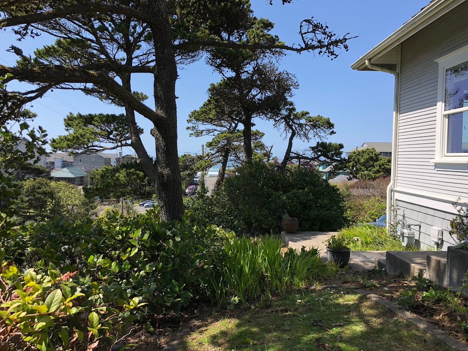 West view towards ocean from south side