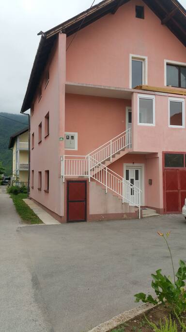 Front view of the house