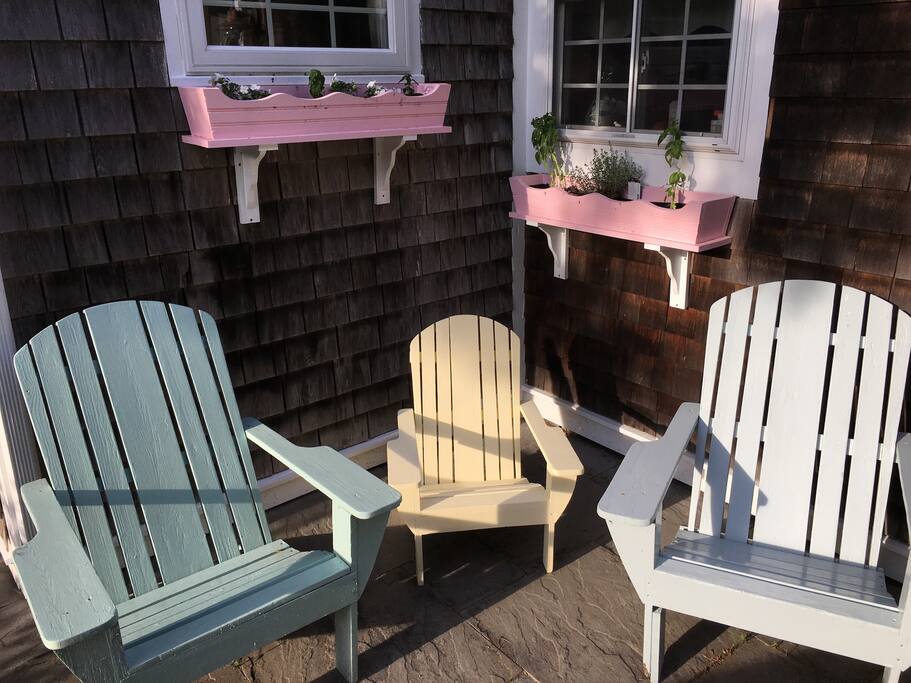 Lounge in the Adirondack chairs made by Grandpa and enjoy the aromas from the kitchen.