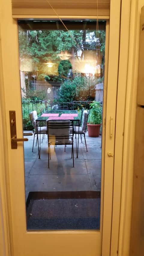 Private Garden Apt in Park Slope, Brooklyn, NYC