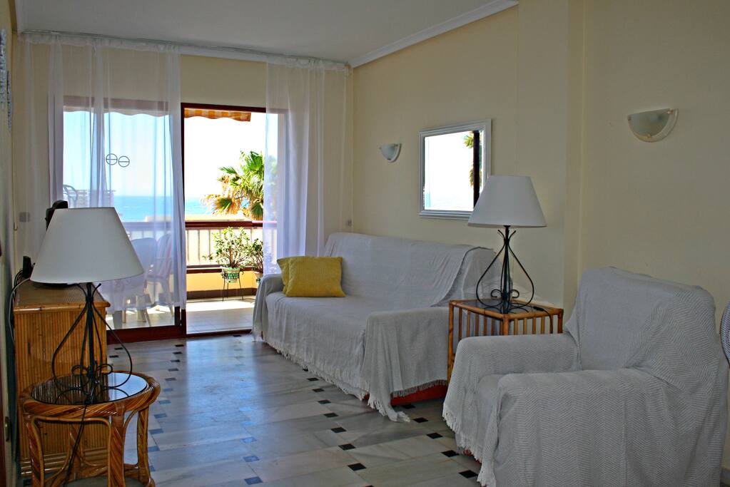 Living Room (pull out mattress under sofa)