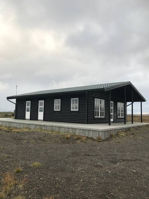 Front view of the cottage