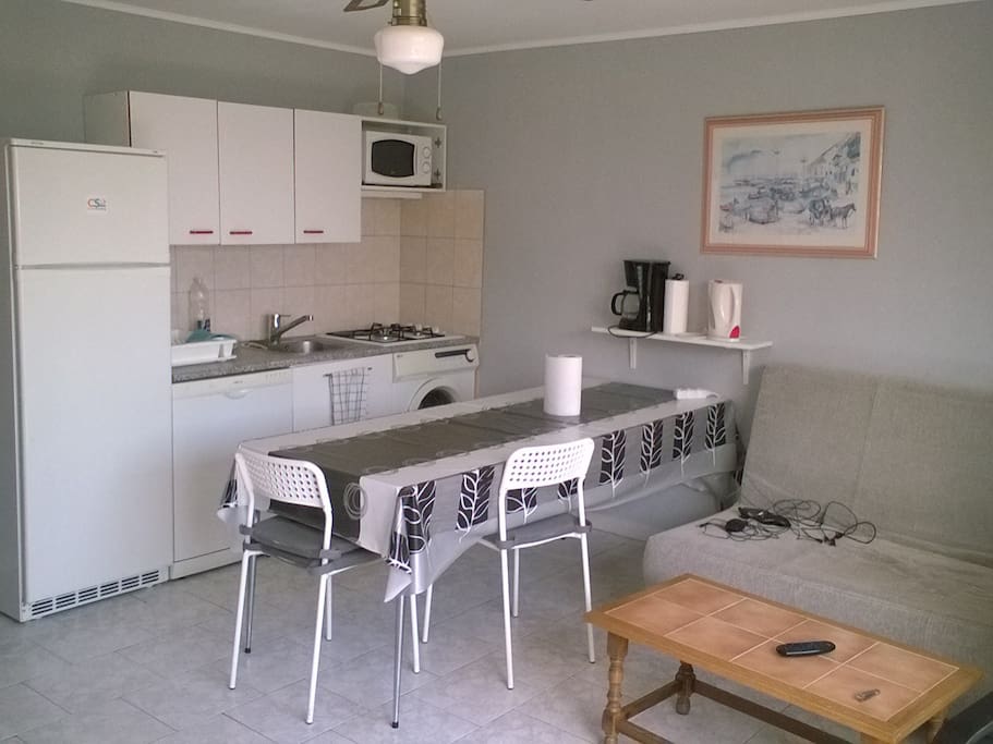 Kjøkken og stue ca. 25m2