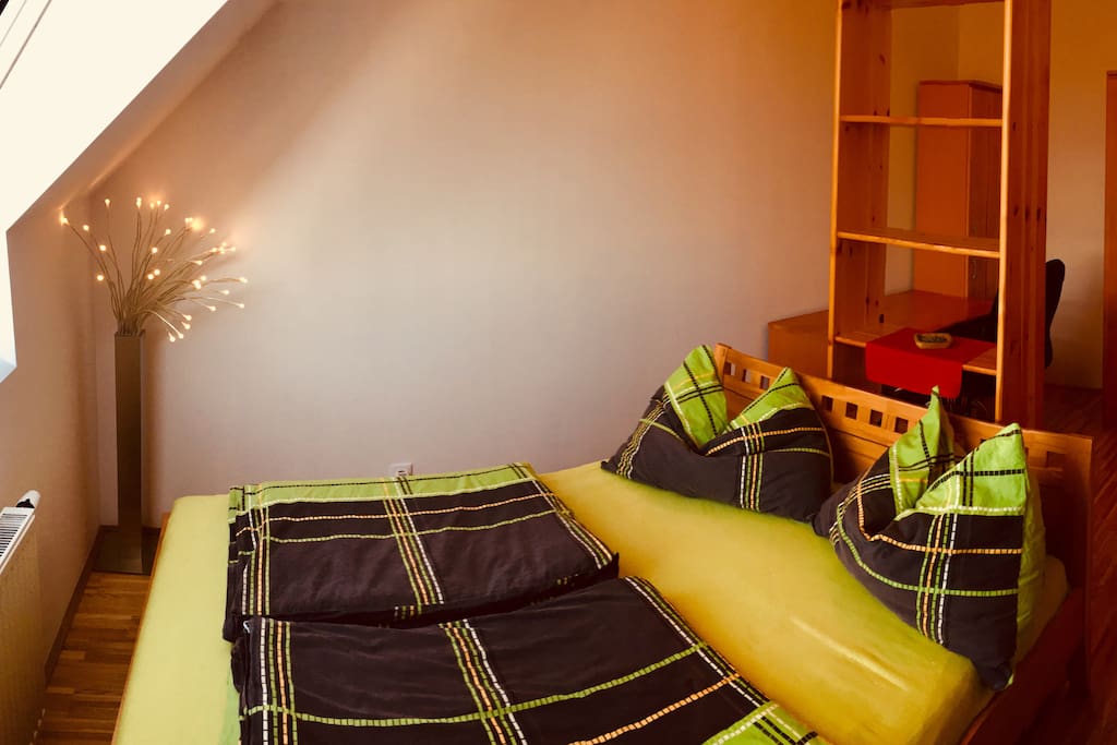 Comfortable double bed