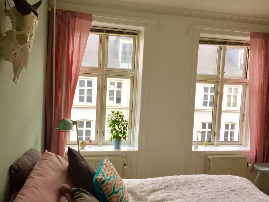 A room with a lot of light