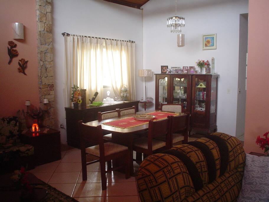 Nossa sala de café e Jantar