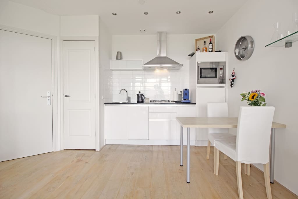 The modern kitchen has everything you need