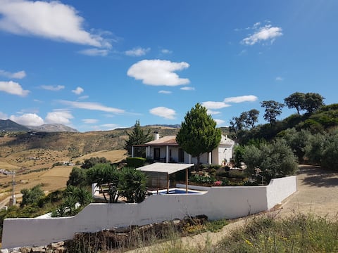 Andalucian finca with private pool, stunning views