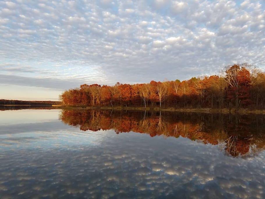 Duck Lake is clean, clear, and pristine in all seasons. In winter, our lake serves as a connecting hub for the many snowmobile trails that access Cross Lake and the entire Whitefish Chain of lakes.