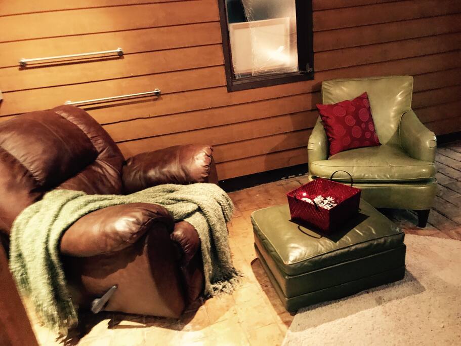 A mini living room....because you're on vaca