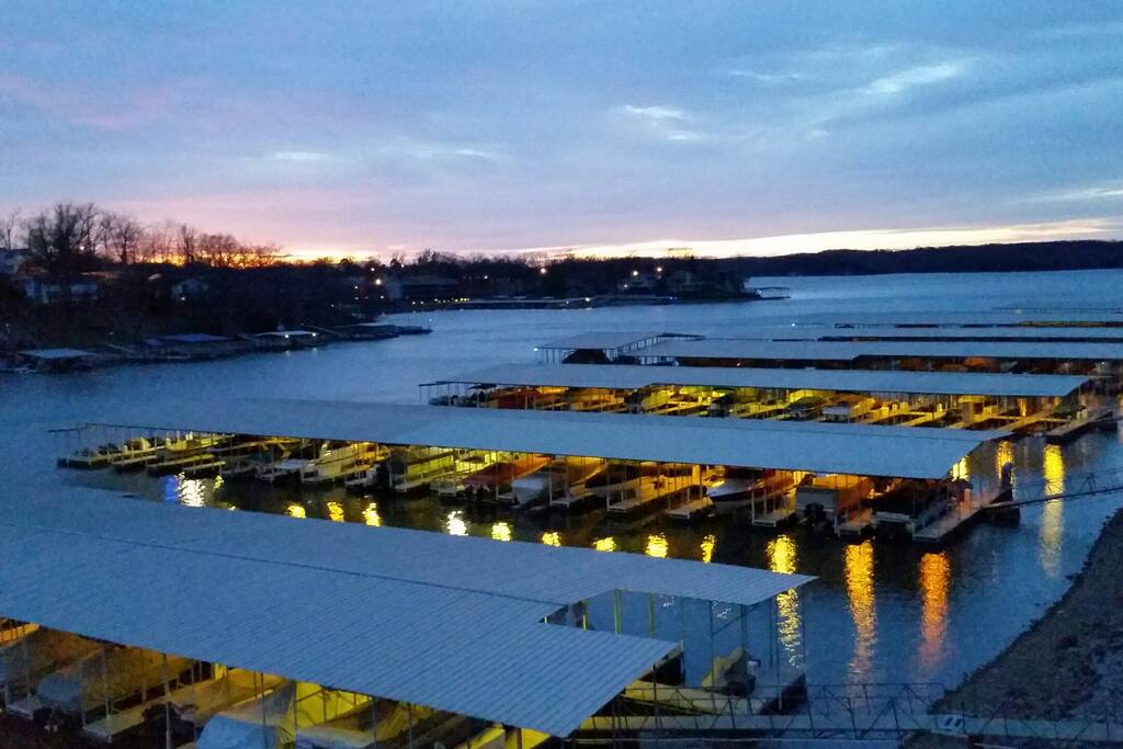 View from deck, towards main channel.