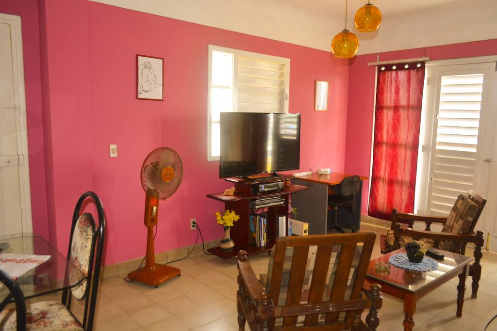 Sala con Televisor