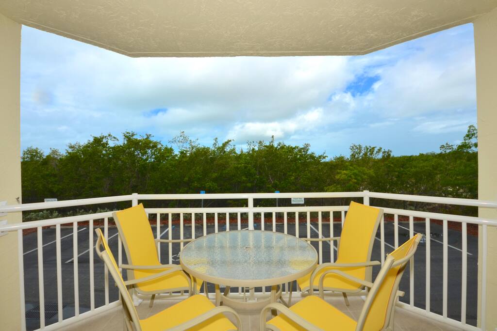 Private balcony