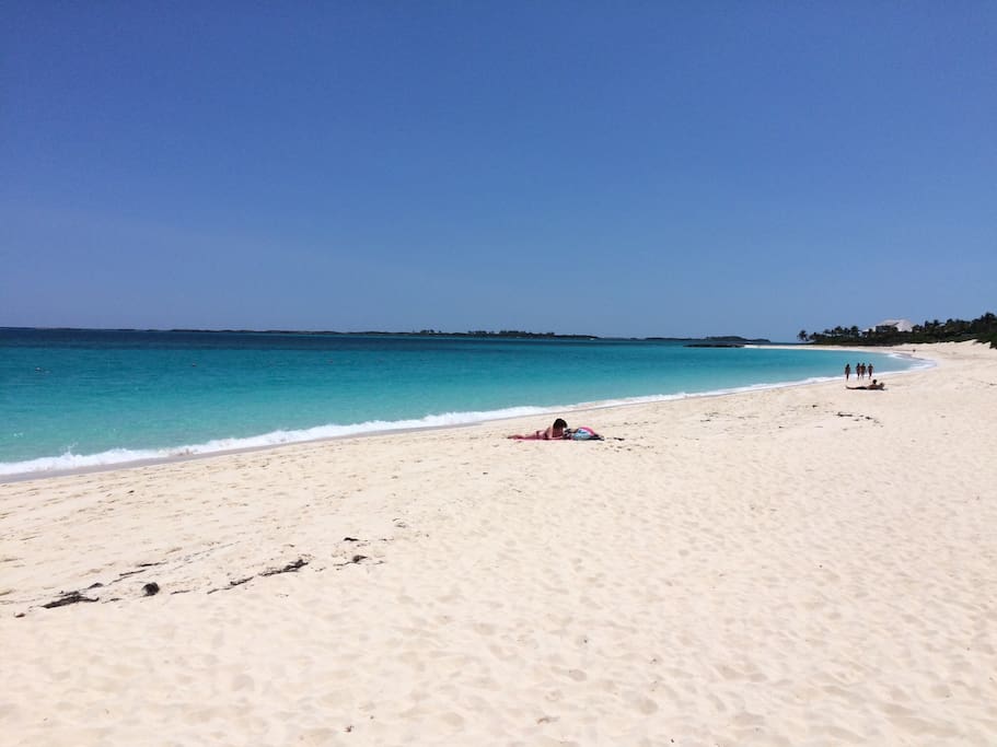 Paradise Island - Cabbage Beach (10 minute *drive* away)