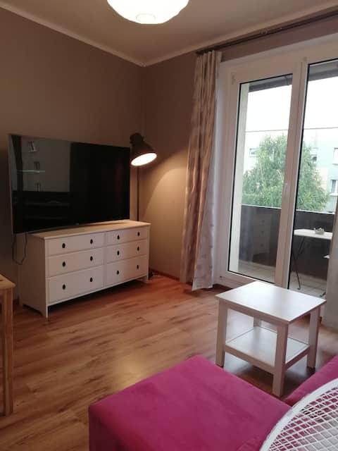 Top performing Airbnb: Comfortable Apartment 1.4 km from Spodek. in Bogucice