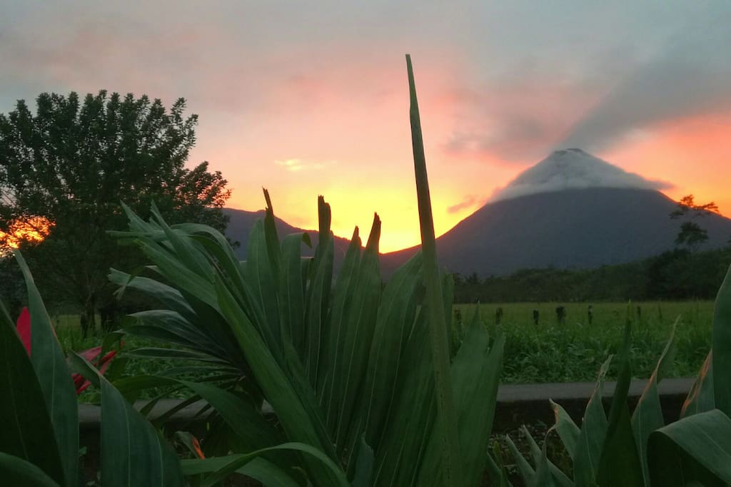 Sometimes you can see amazing sunsets from the Casita