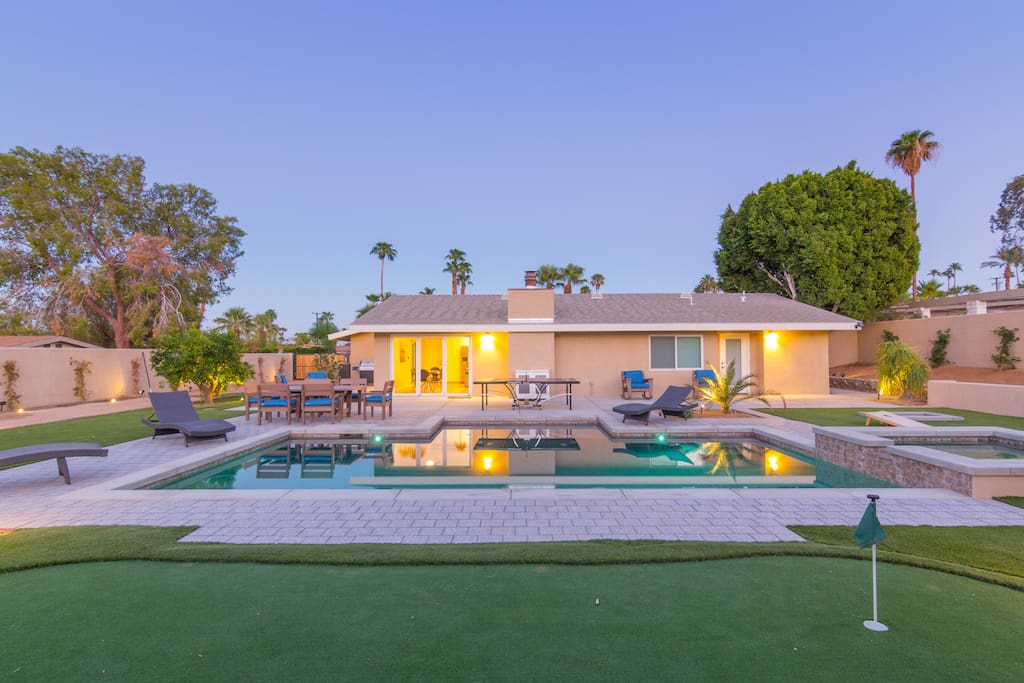 View of back yard and all its glory