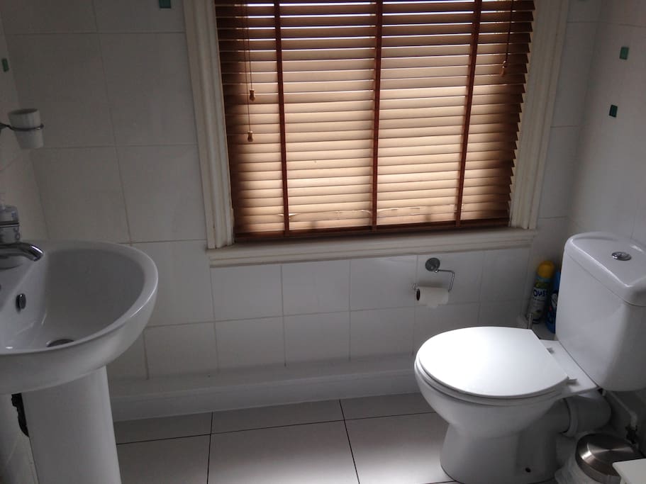 Private shower room.