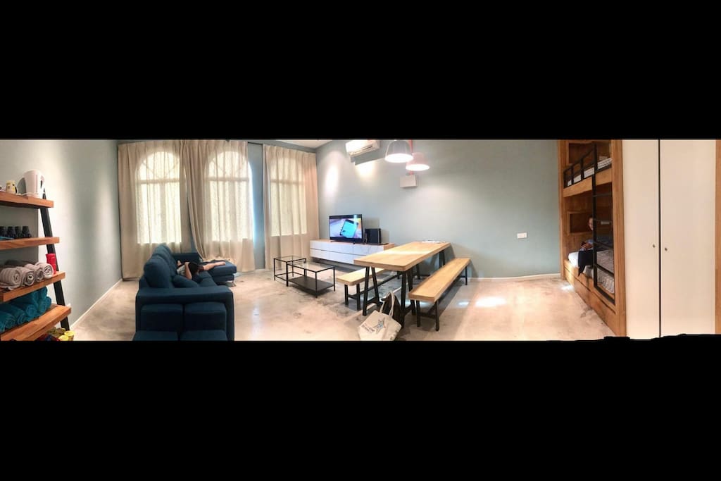 Spacious living room. Suitable for family/friends gathering