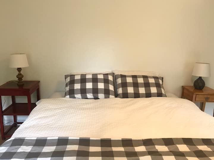 Master bedroom, king bed. 
