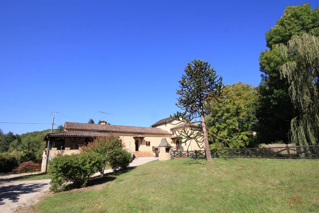 Main house, from garden