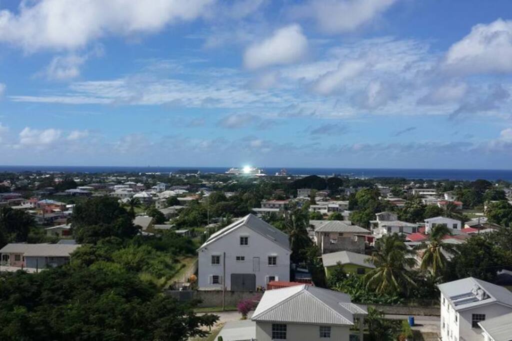 View from deck