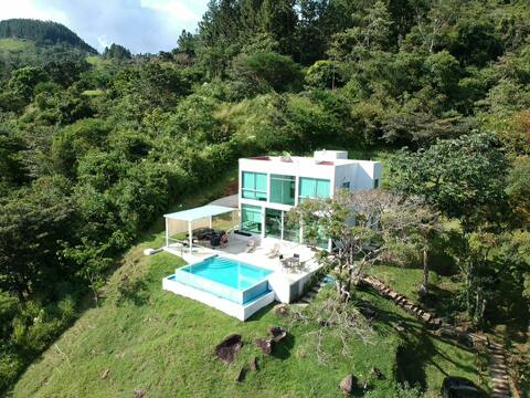 Modern House with Heated Pool