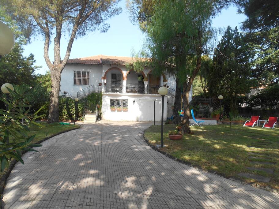 View of the house from the garden