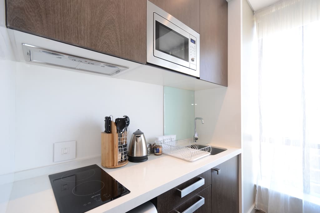 Kitchenette with Modern Appliances