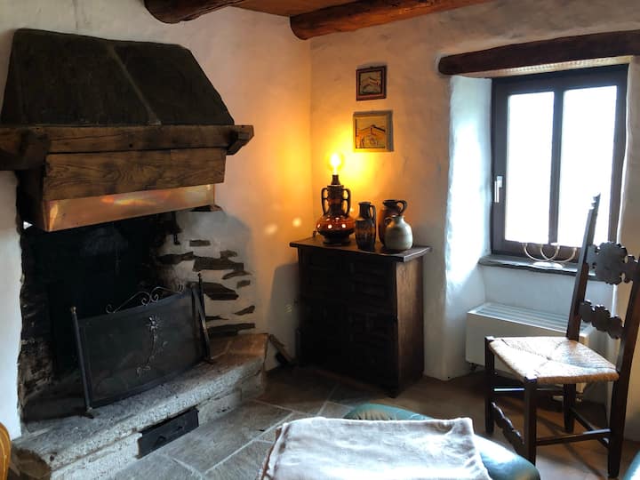 Rustic House With Olde-time Charm, In Green Vale. - Ronco sopra Ascona