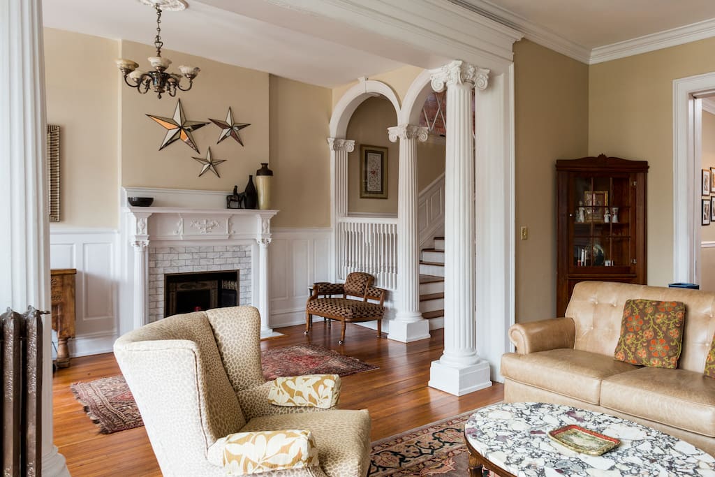 Formal living room with great flow to foyer and dining room..