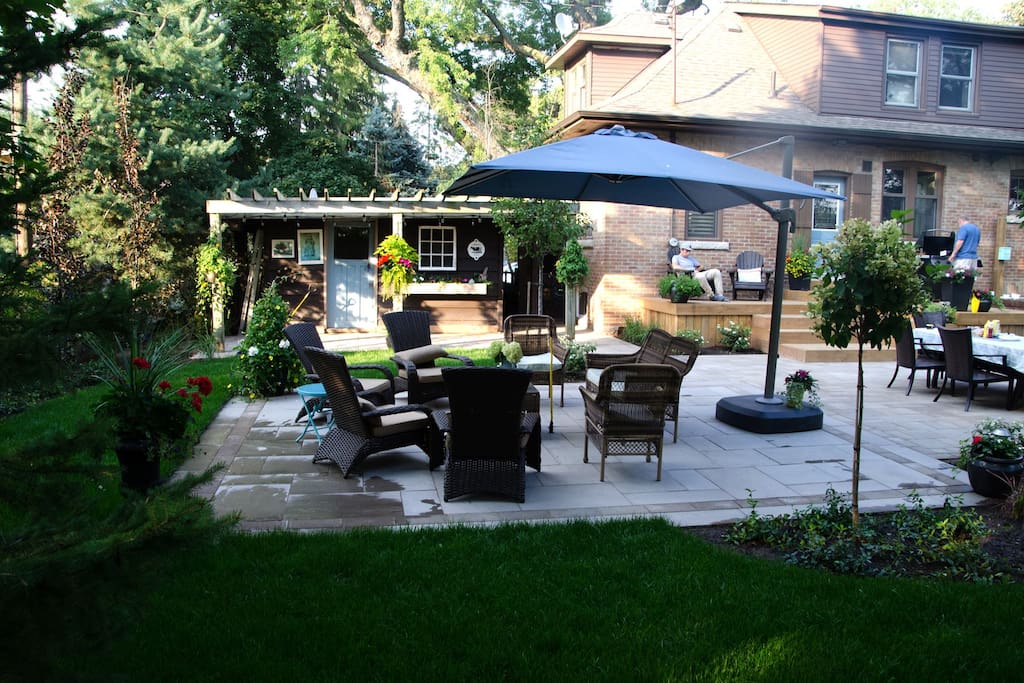 Enjoy our newly renovated backyard