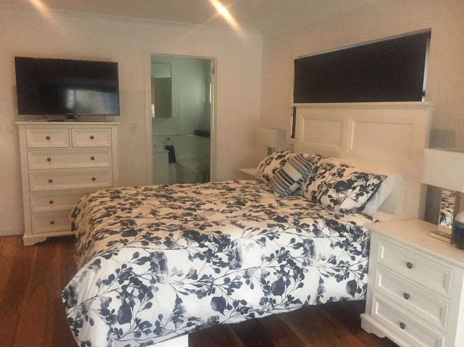 Upstairs master bedroom with own bathroom