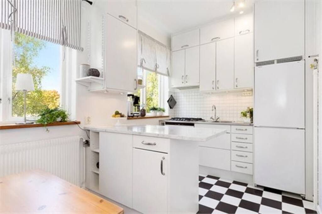 Kitchen with dining space
