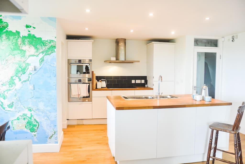 Open plan kitchen