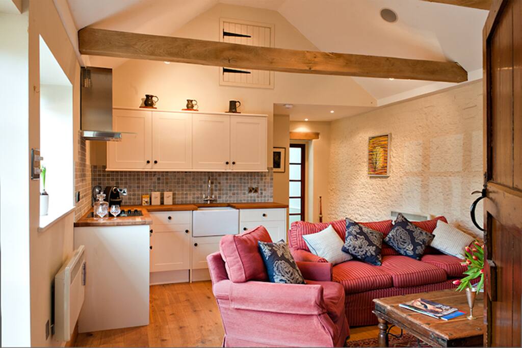 The self contained sitting room in the cottage
